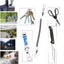 6X Fishing Lanyards Boating Ropes Kayak Secure Pliers Lip Grips Tackle Tool Blac Carousel 2