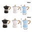 Coffee Maker Wood Grain Handle Outdoor Manual Espresso Machine Camping Beige 300 Carousel 2