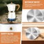 Coffee Maker Wood Grain Handle Outdoor Manual Espresso Machine Camping Beige 300 Carousel 5