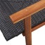 Vidaxl Sun Lounger Poly Rattan And Solid Acacia Wood Black Carousel 6