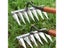 New Iron Gardening Hoe Weeding Rake With Glove Agricultural Tools Grasping Carousel 1