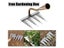 New Iron Gardening Hoe Weeding Rake With Glove Agricultural Tools Grasping Carousel 2
