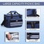 Portable Lunch Bag 12L Large Capacity Lunch Tote Bag Reusable Cooler Bag Carousel 10