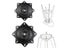 Swivel Chair Attachments For Boat Table Steel Rotating Base Carousel 1