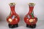 CLOISONNE MATCHING PAIRS OF VASES Carousel 1