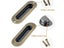 Stainless Steel Hide Embed Handle Kitchen Sliding Door Knob Cupboard Door Pull Carousel 6