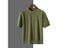 Summer New Pure Wool Solid Color Male O-neck Button Knitted Short Sleeve Carousel 4