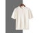 Summer New Pure Wool Solid Color Male O-neck Button Knitted Short Sleeve Carousel 5
