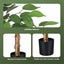 Lambu 90cm Artificial Ficus Tree Tropical Fake Plants Green Natural Wood Trunk Carousel 8
