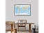 59*42cm The World Orographic Map In Spanish Small Poster Canvas Painting Wall Carousel 3