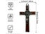 Easter Gift Crucifix Wall Cross-St. Benedict Metal Wall Art-5.0 InchX2.7 Inch Carousel 4
