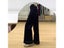 Women's High Waist Wide Leg Warm Floor Length Jeans Carousel 6