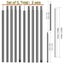 Set Of 2 Tent Tarp Poles Universal Telescopic Adjustable Aluminium Camping Carousel 4