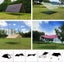 Set Of 2 Tent Tarp Poles Universal Telescopic Adjustable Aluminium Camping Carousel 6
