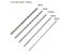 5Pcs Extra Long HSS High Speed Steel 150mm Drill Bit Set Bits For Wood Aluminum Carousel 3