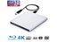 UHD 4K Blu-Ray Burner USB3.0 External Optical DVD Drive Recorder BD-RE/ROM 3D Carousel 3