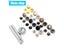 25Sets 831/633/655 Snap Fasteners Metal Snaps Press Button Studs Optional Tool Carousel 3