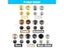 25Sets 831/633/655 Snap Fasteners Metal Snaps Press Button Studs Optional Tool Carousel 4