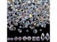 300pcs Crystal Glass Beads Mixed Crystal Glass Beads Various Crystal Beads Bulk Carousel 1