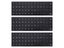 English Spanish Italian Korean Keyboard Stickers Frosted PVC Language Keyboard Carousel 3