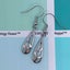 925 Sterling Silver Opal Drop Earrings "Leland" (White) Carousel 2