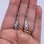 925 Sterling Silver Opal Drop Earrings "Leland" (White) Carousel 3