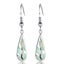 925 Sterling Silver Opal Drop Earrings "Leland" (White) Carousel 9