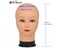 New Female Bald Mannequin Head With Stand Holder Cosmetology Practice African Carousel 1