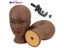 New Female Bald Mannequin Head With Stand Holder Cosmetology Practice African Carousel 3