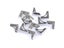 100pcs 10x10x3mm Silver Metal Corners For Books Scrapbooking Photo Albums Menus Carousel 1