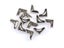 100pcs 10x10x3mm Silver Metal Corners For Books Scrapbooking Photo Albums Menus Carousel 2