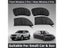 4pcs Full Car Window Mosquito Net Sunshade Anti-mosquito Car Mosquito Net Carousel 4