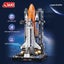 JAKI-8513 Space Rocket Space Shuttle To Explore The Moon Space Rocket Build Carousel 3