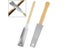 Japanese Hand Saw 9.3inch High Carbon Steel Double Edged Handsaw Incisive Carousel 3