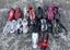 Bulk lot of rugby/football boots and shin guards Carousel 1