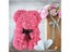 Artificial Teddy Rose Flower Bear 25cm Box Gift For Party Wedding Carousel 7