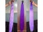 2Pcs Long Straight Purple Synthetic Ponytail For Halloween Carousel 4