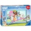 Ravensburger Puzzle 2x12pc - Fun with Bluey Carousel 1