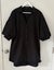 Zara black cotton short/puff sleeve shirt Carousel 1