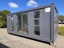 Dark portable cabin 6x2.5m Carousel 2