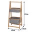 Natural Bamboo 2-Tier Laundry Basket Rack - Brand New NZ Stock Carousel 2