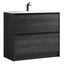 Klässich Zara Floor Vanity With Arc Top 1000mm - Black Woodgrain Carousel 2