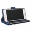 Moto E30 suede wallet case multifunction 6 cards & zipper navy Carousel 3