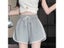 Women Mid-Waist Loose Wide Leg Yoga Shorts Carousel 4