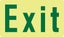 Emergency Exit Sign | Exit - Luminescent 290mm x 162mm Carousel 1