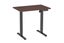 Ergolux Electric Standing Desk 90 x 60cm (Walnut/Black) Carousel 1
