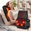 Heated Back Massager Pillow Neck Shoulder Lumbar Massaging Cushion Carousel 2