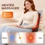 Heated Back Massager Pillow Neck Shoulder Lumbar Massaging Cushion Carousel 5