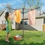 10 Line Clothesline Clothes Airer Drying Rack Laundry Dryer Carousel 7
