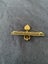 Antique Citrine and seed pearl bar brooch 9 or 15ct gold Carousel 4